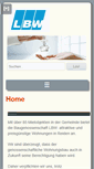Mobile Screenshot of lbw.ch