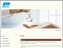 Tablet Screenshot of lbw.ch